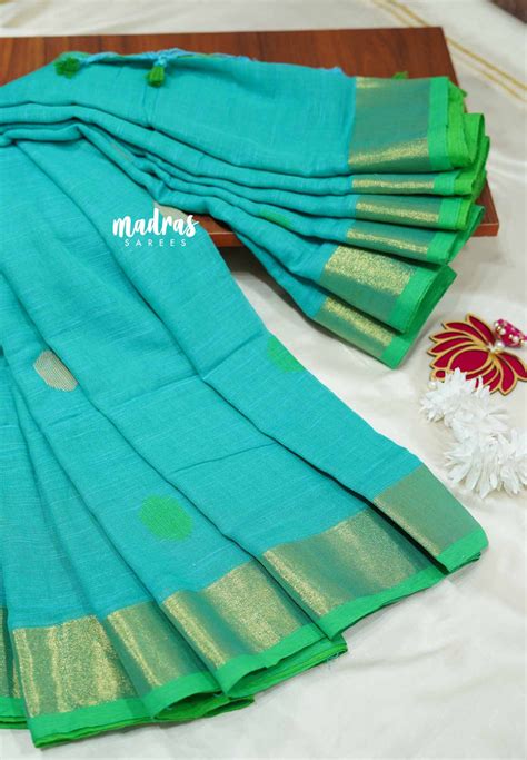 Buy Pure Linen Sarees Online at Madras Sarees