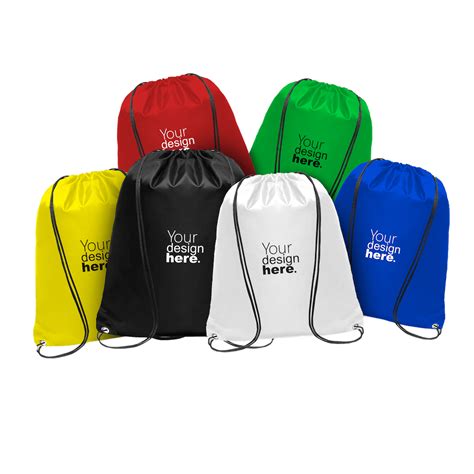 Custom Polyester Drawstring Bag Printing - Merchlist