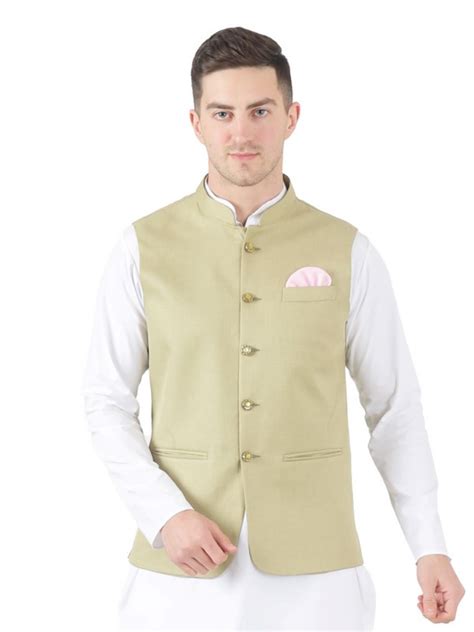 Men Pista Nehru Jacket – Tahvo India