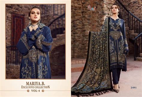 Shree Maria B Exclusive Collection Vol 4 Designer Pakistani Suit Collection