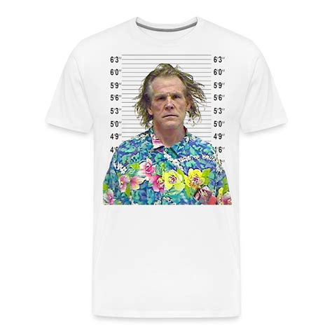 Nick Nolte Mugshot - Men's Premium T-Shirt | Fluent Clothing