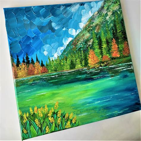 Simple Landscape Paintings On Canvas