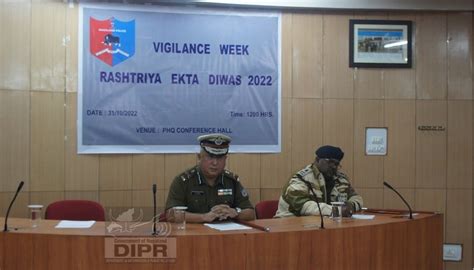 NATIONAL UNITY DAY HELD AT PHQ KOHIMA | DIPR Nagaland-Department of ...