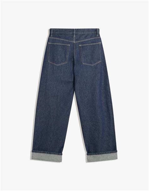 Roll-up baggy jeans - Women | Bershka