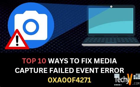 Image result for How to Fix Error Code 0Xa00f4271