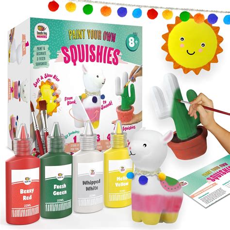 DOODLE HOG Alpaca Squishies Kit | Squishy Maker Crafts for Girls Ages 6 ...