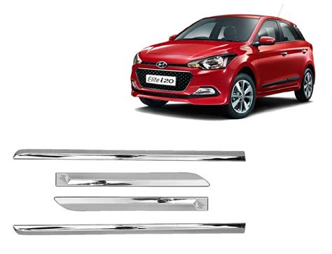 Empica ABS Plastic Full Chrome Car Side Cladding Door Moulding ...