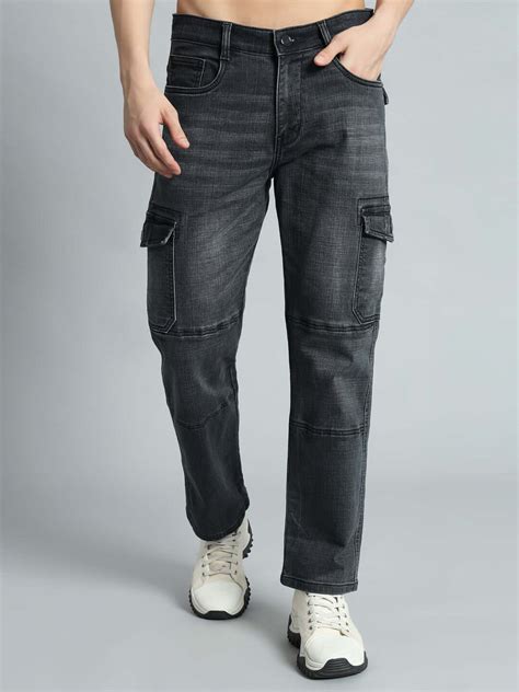 TYRO RELAXED DENIMS CARGO GREY | Buy Online at Wearduds India