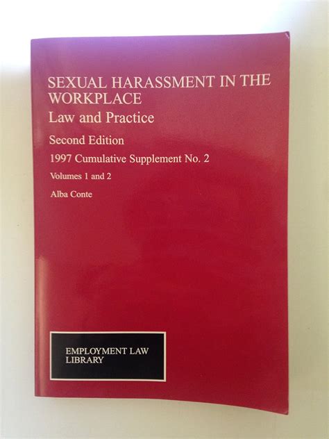 Buy Sexual Harassment in the Workplace: Law and Practice : 1997 ...