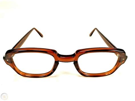 Vintage Retro 1960's Military Issue Romco Eyeglass FRAMES 4 3/4 -6 USA ...