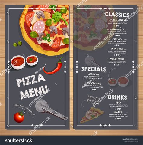 Pizza Restaurant Menus Examples 的图像结果