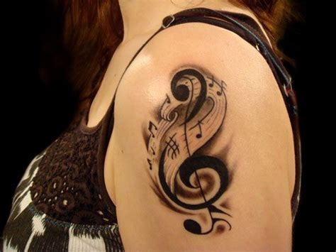 Image result for Music Note Tattoo Designs