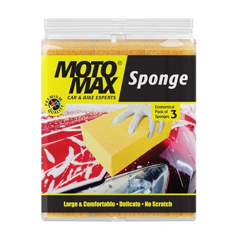 Motomax Super Absorbent Multipurpose Sponge for Washing Cars, Bikes ...