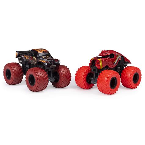 Monster Jam, Official Captain’s Curse vs. Crushstation Color-Changing ...