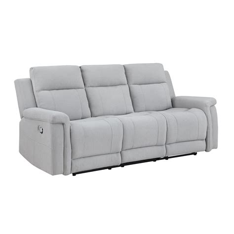 Latitude Run® eco grey reclining sofa | Wayfair