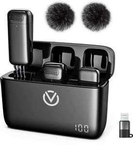 vook VOOKLM1 Wireless Mic with Noise Cancelling for YouTube Video ...