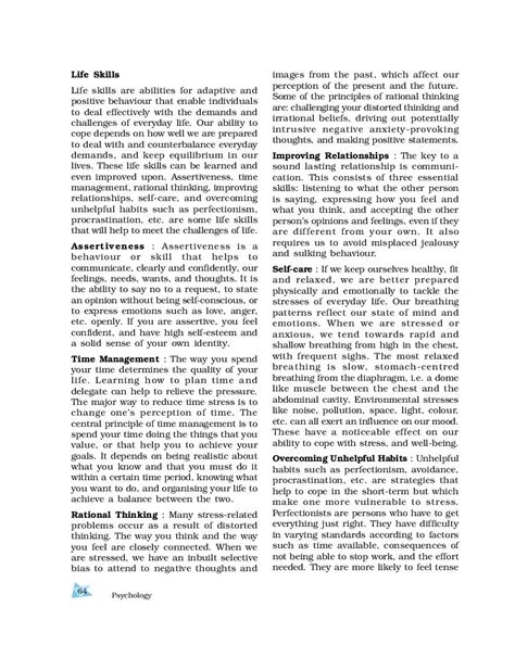 Image result for Chapter 3 Psychology Class 12