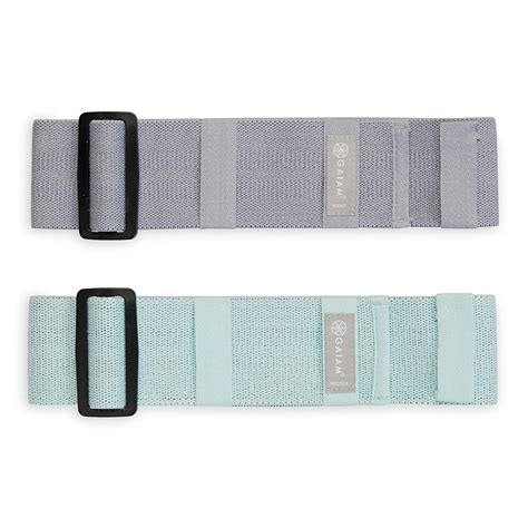 Gaiam Adjustable Hip Bands, 2-Pack - Light and Medium - Adjustable ...