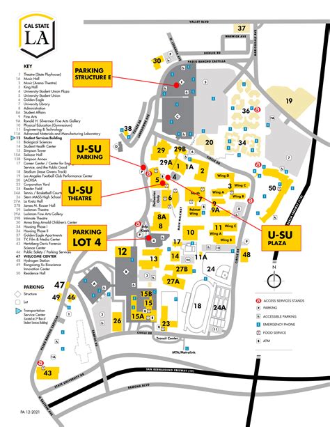 Media Parking Map | Cal State LA