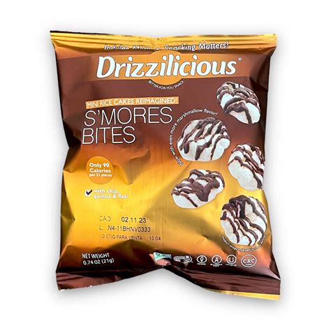 DRIZZILICIOUS Galletas de arroz sabor S'mores - BONALMA