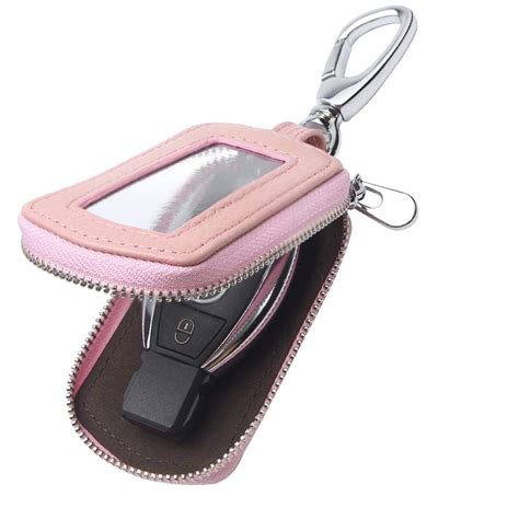 Premium Leather Car Key Fob Case - Protect Your Remote Key Fob