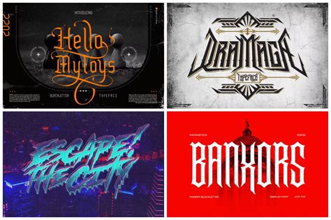 25 Heavy Metal Fonts For Bands, Fans, and Music Lovers | HipFonts