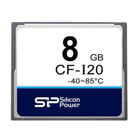 Silicon Power (Industrial Grade) 8GB SLC CompactFlash Card CF-I20 ...