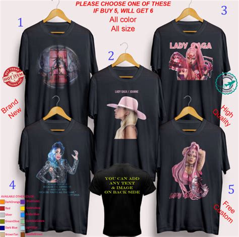 LADY GAGA CHROMATICA Album Concert Tour T-Shirt Adult S-5XL Youth ...