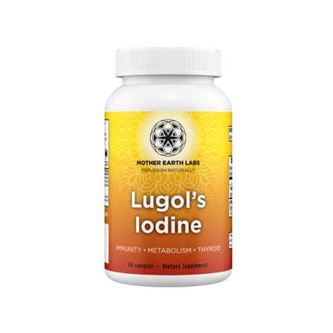 Mother Earth Labs Lugol's Iodine Capsules – Alive and Well Shop
