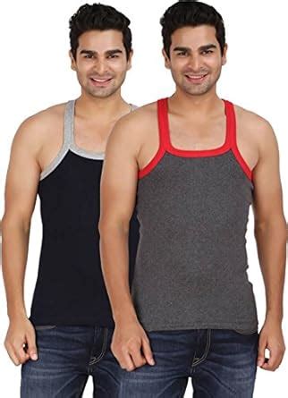 Buy Macho Sporto Men's Cotton Stretchable Gym Vest (Multicolour,85 Cm ...