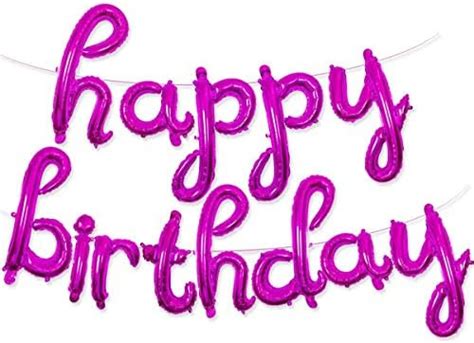 AMFIN® (16 Inch) Happy Birthday Foil Balloon Set, Happy Birthday ...