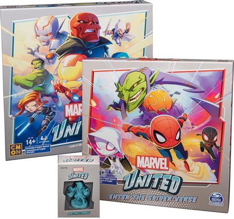 Spin Master Games Marvel United, Superhero Card Strategy Board Game ...