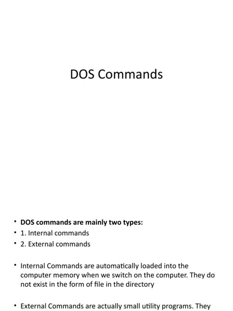 Image result for DOS Command Instructions