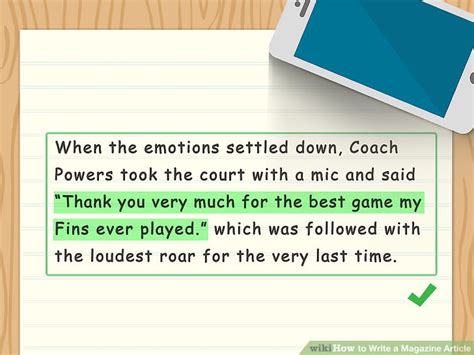 Image result for Writing a Magazine Article Example