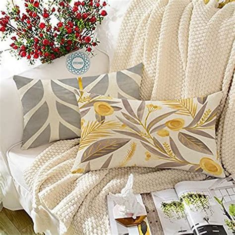 Buy STITCHNEST Grey Geometrical Ikat Ethnic Printed Poly Cotton Cushion ...