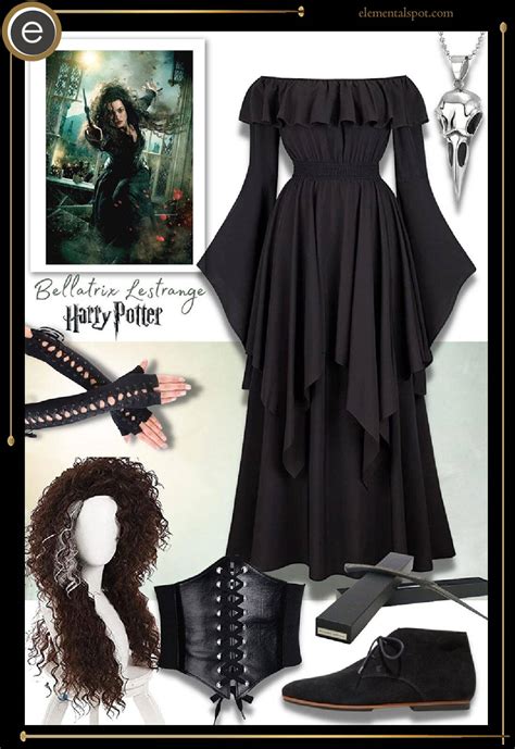 Dress Up Like Bellatrix Lestrange from Harry Potter - Elemental Spot