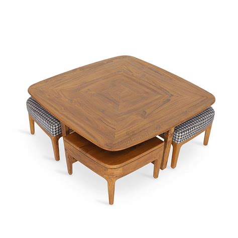 Kiota - Teakwood Nested Center Table