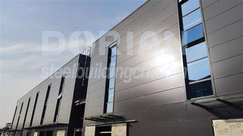 Three Sets Of 1200 Square Meter Two-Story Steel Workshop Project In ...