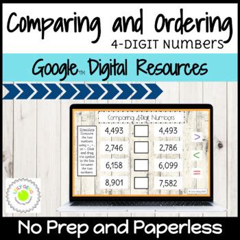 Image result for Ordering and Comparing 4 Digit Numbers