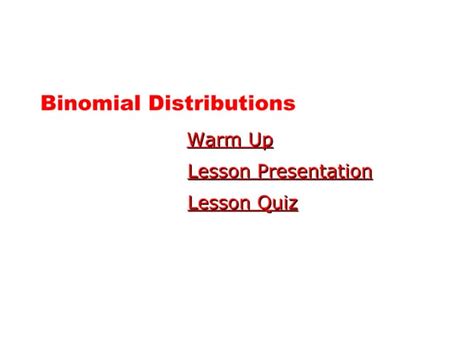 Image result for Binomial Model Presentation