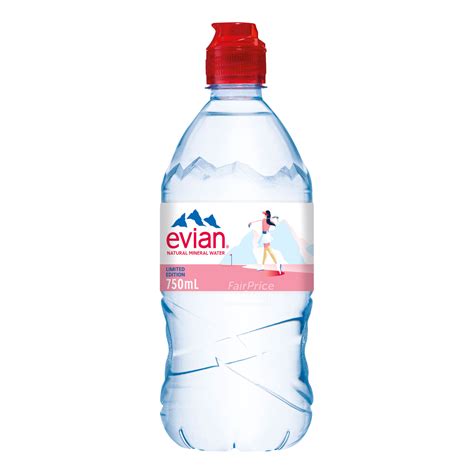 Evian Natural Mineral Bottle Water - Sports Cap | NTUC FairPrice