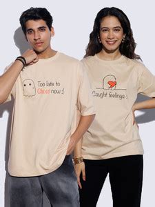 Maniac Printed Couple T-shirts Twinning Set Price in India - Buy Maniac ...