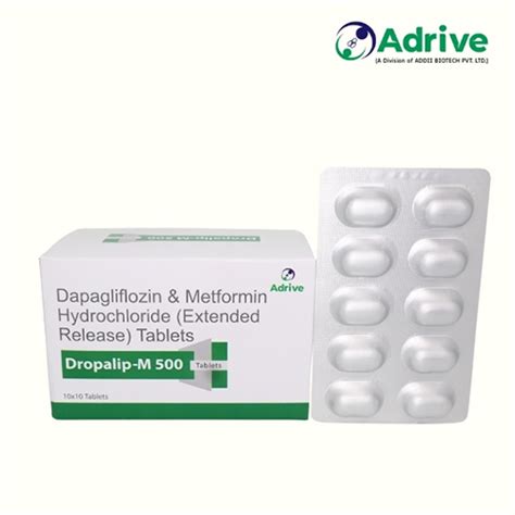 Dropalip M 500 - Dapagliflozin & Metformin Hydrochloride (Extended ...