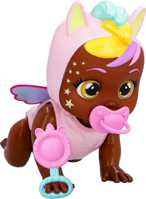 Amazon.com: Cry Babies Crawling Miley - Crawling Baby Doll with 35 ...