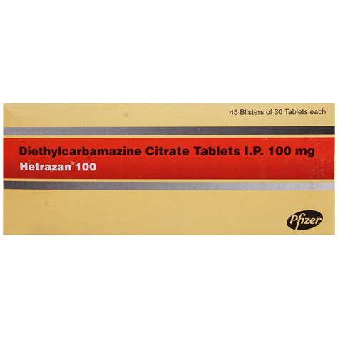 Hetrazan 100 Tablet | Uses, Side Effects, Price | Apollo Pharmacy