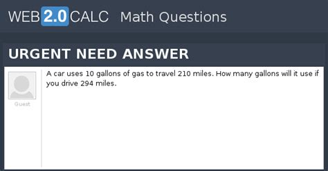 View question - URGENT NEED ANSWER