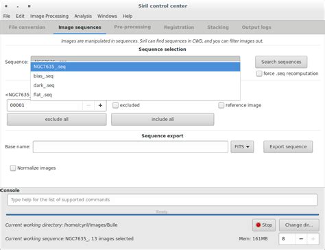 Siril Tutorial 的图像结果