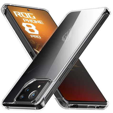 Foluu for Asus ROG Phone 8/8 Pro Case, Borderless Reinforced Frosted PC ...