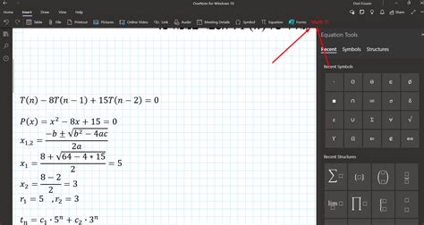 Image result for OneNote for Math