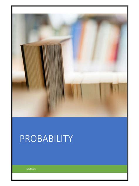 Image result for Probability Notes